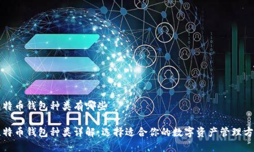 比特币钱包种类有哪些

比特币钱包种类详解：选择适合你的数字资产管理方式